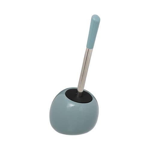 Brosse Wc Avec Support En Céramique Bleu Artic