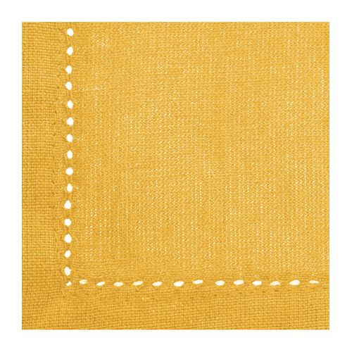 Lot De 4 Serviettes De Table En Coton Ocre 40 X 40 Cm