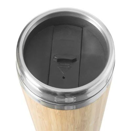 Mug Isotherme En Bambou Et Inox 38 Cl