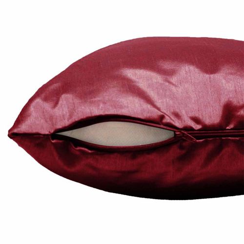 Housse De Coussin "shana" 40x40cm Bordeaux