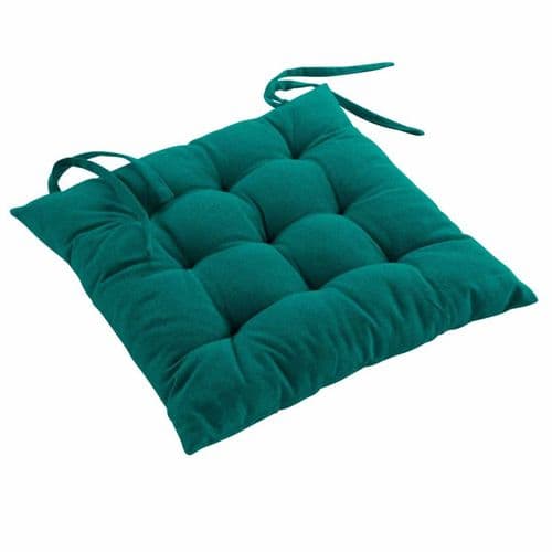 Coussin De Chaise "mistral" 40x40cm Émeraude