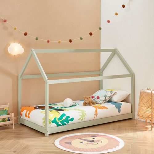 Lit Cabane Royaume Des Rêves 90x190 Cm Vert Laïba Kids