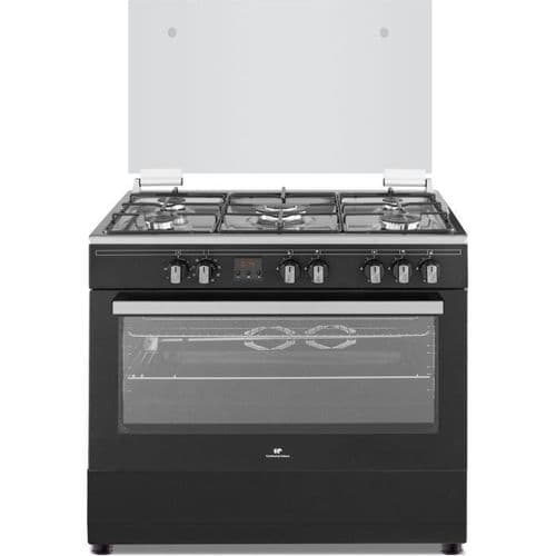 Piano de cuisson Four Multifonctions Catalyse 100l Affichage Digital L90 Xh85 Cm  Noir Mat Et Inox