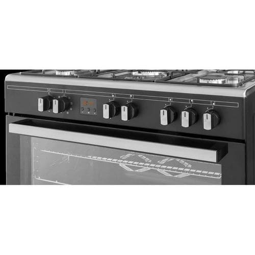 Piano de cuisson Four Multifonctions Catalyse 100l Affichage Digital L90 Xh85 Cm  Noir Mat Et Inox