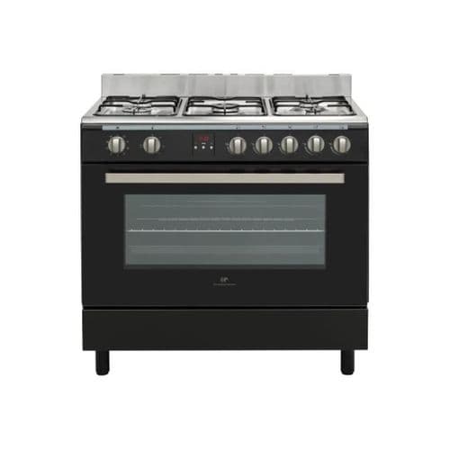 Piano de cuisson Four Multifonctions Catalyse 100l Affichage Digital L90 Xh85 Cm  Noir Mat Et Inox