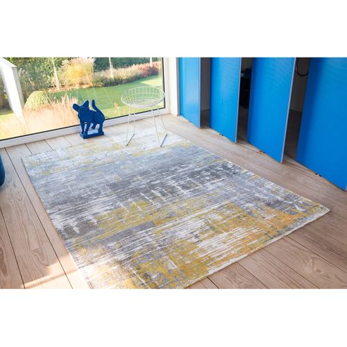 Tapis De Salon Sea Bright Sunn En Coton - Jaune - 170x240 Cm