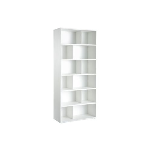 Bibliothèque Design Bois Blanc L92 Cm Epure