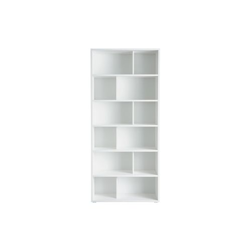 Bibliothèque Design Bois Blanc L92 Cm Epure