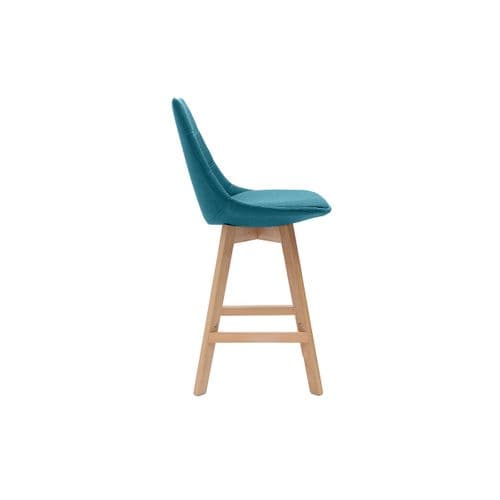 Tabourets De Bar Scandinaves Bleu Canard 65 Cm (lot De 2) Matilde