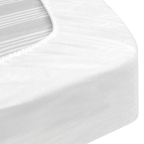 Protège Matelas Imperméable 160x190 Cm Bonnet 40cm Arnon Molleton Coton Contrecollé Polyuréthane