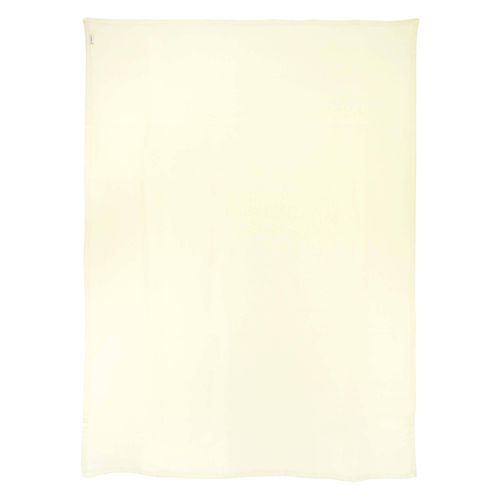 Couverture 240x260 Cm Pure Laine Vierge Lambswool 360 G/m² Victoria Blanc Naturel