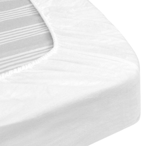 Protège Matelas Imperméable 130x210 Cm Bonnet 23cm Arnon Molleton Coton Contrecollé Polyuréthane