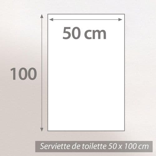 Serviette De Toilette 50x100 Cm Coton Peigné Alba Kaki