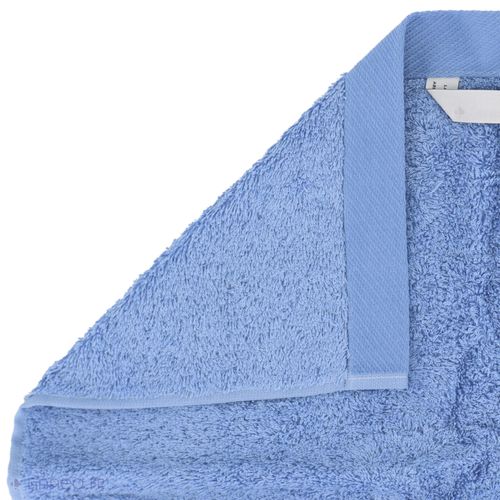 Drap De Douche 70x140 Cm Coton Peigné Alba Bleu Mer