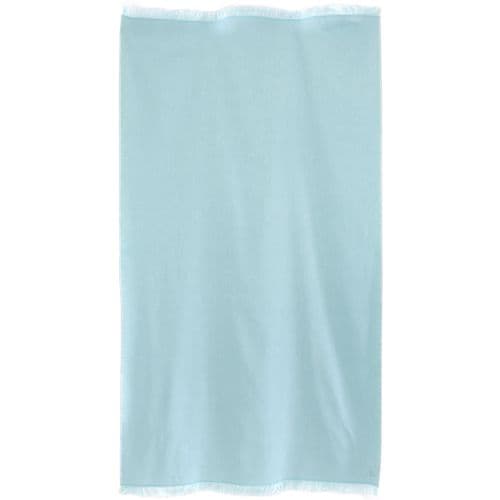 Drap De Plage Fouta En Coton 100x180 Cm Sofia Vert Pastel