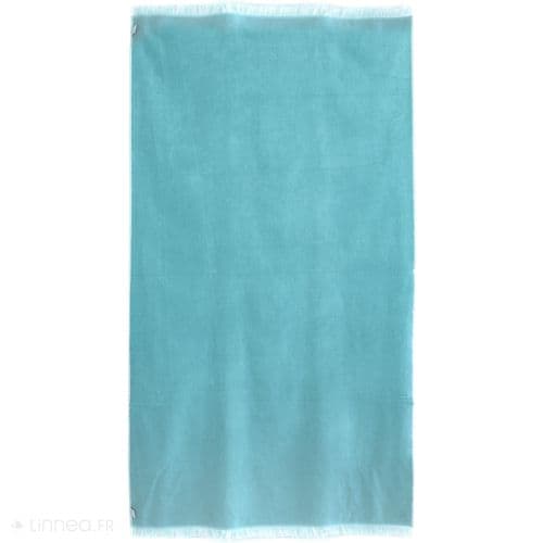 Drap De Plage Fouta En Coton 100x180 Cm Sofia Vert Pastel