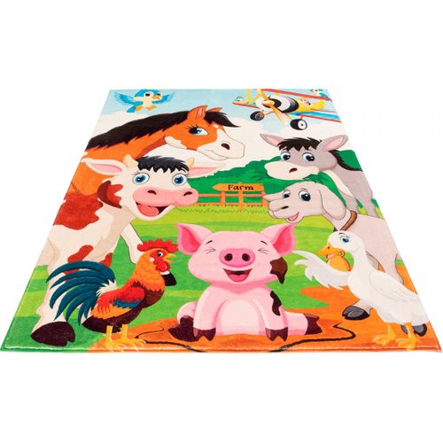 Tapis Multicolore Pour Enfant Rectangle Elliot Multicolore 160x230