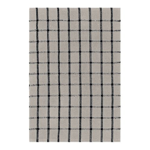 Tapis Moderne Lavable En Machine Plat Pour Cuisine Dumfries Blanc 50x80