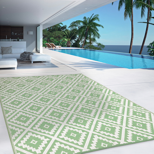 Tapis Extérieur Bahamas Vert Sauge 270 X 370 Cm