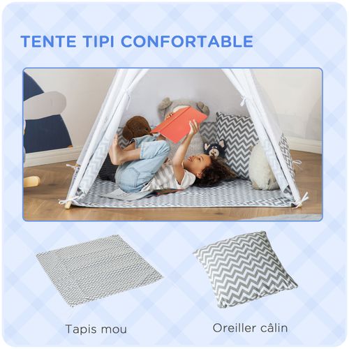 Tente Teepee Indien Pour Enfant Style Graphique