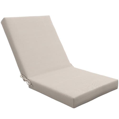 Lot De 2 Coussins Galettes De Chaise De Jardin Polyester Déperlant