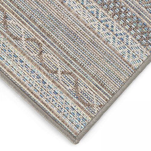 Tapis Rectangulaire En Polypropylène 120x160 Cm Gris