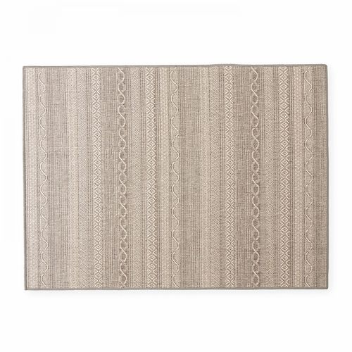 Tapis Rectangulaire En Polypropylène 120x160 Cm Gris