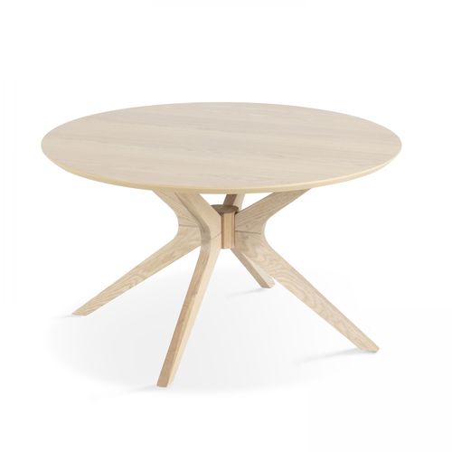 Table Basse Ronde En Bois 80 Cm Bois Clair