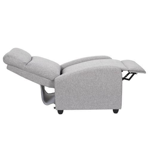 Fauteuil De Relaxation Matelassé Gris Clair - Sofen