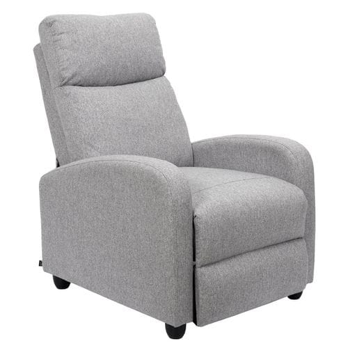 Fauteuil De Relaxation Matelassé Gris Clair - Sofen