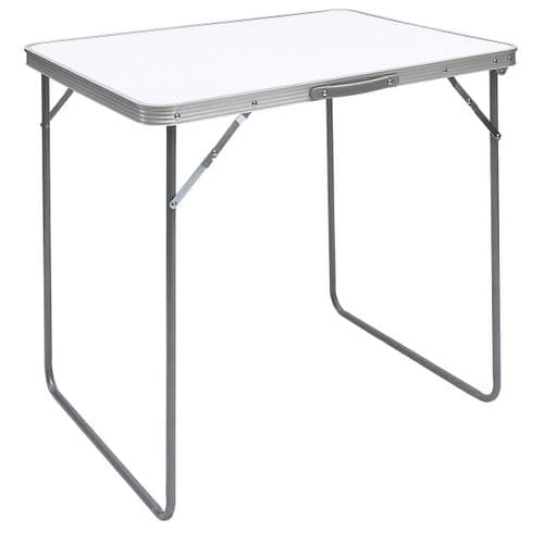 Table Pliante De Plein Air Plateau Blanc - Campani