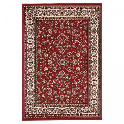 Tapis Oriental 200x290 Rectangle Rouge Tissé Motif Ancestral Af1 Nomed