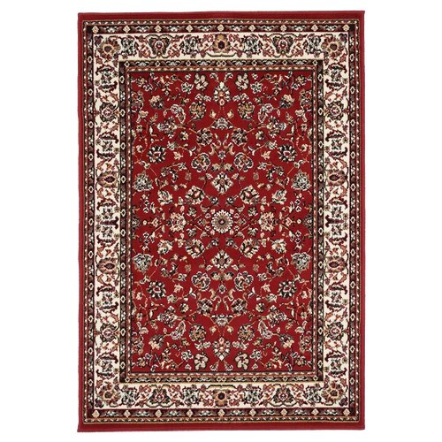 Tapis Oriental 200x290 Rectangle Rouge Tissé Motif Ancestral Af1 Nomed