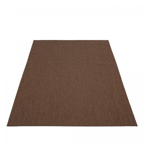 Tapis Extérieur 60x110 Tissé Kilim Marron Gegia