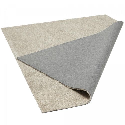 Tapis Shaggy 200x290 Rectangle Tissé Beige Motif Uni Tapitop