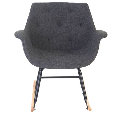 Fauteuil À Bascule Billy Tissu Gris