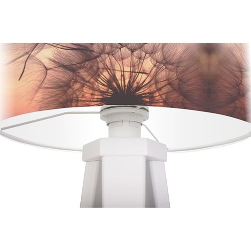 Lampe De Chevet Bois Marron 30x30x45cm