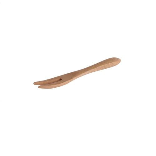 Lot De 4 Fourchettes 2 Dents "eco" 9cm Naturel