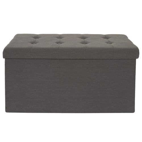 Banc Pliable et Coffre "eleonor" 76cm Gris