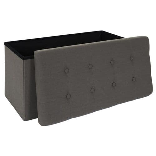 Banc Pliable et Coffre "eleonor" 76cm Gris