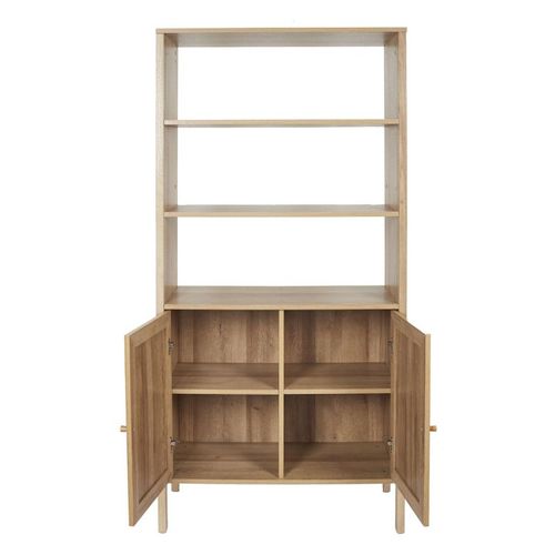 Buffet 2 Portes En Bois "bali" 163cm Naturel