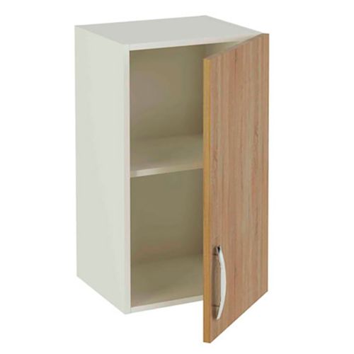 Meuble Haut De Cuisine 1 Porte Coloris Chêne Cortez - Hauteur 70 X Longueur 40 X Profondeur 33 Cm