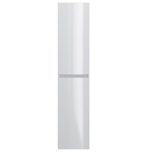 Colonne De Salle De Bain En Mélamine Coloris Blanc - Longueur 30 X Profondeur 27 X Hauteur 140 Cm