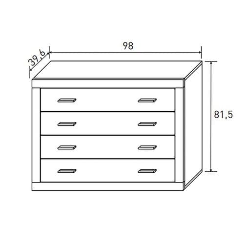 Ensemble Chambre À Coucher, Tête De Lit + 2 Tables Chevets + Commode + Miroir Mural