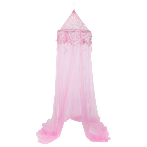 Ciel De Lit Pour Enfant Demoiselle - H. 250 Cm - Rose