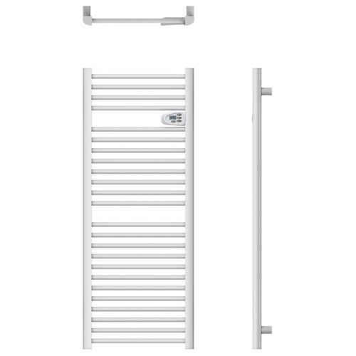 Sèche Serviette Électrique Montana Blanc Aluminium 750w