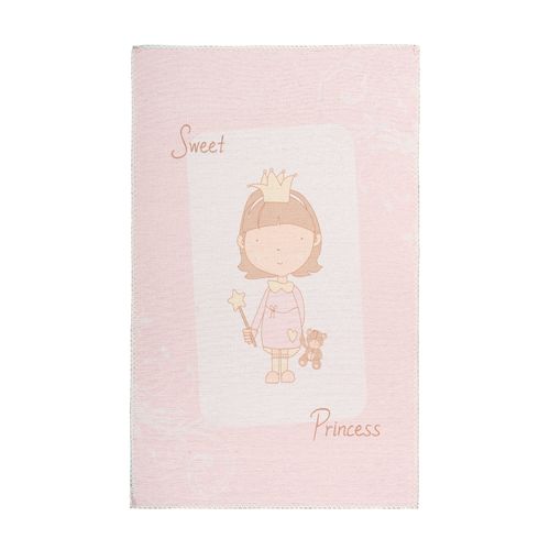 Tapis Enfant Bambini 300 Rond Ø 160 Cm Rose