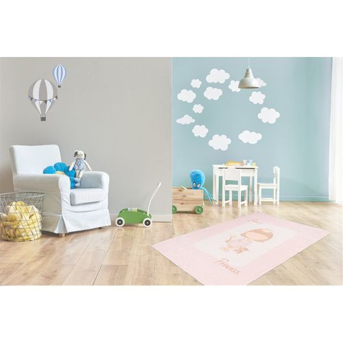 Tapis Enfant Bambini 300 Rond Ø 160 Cm Rose