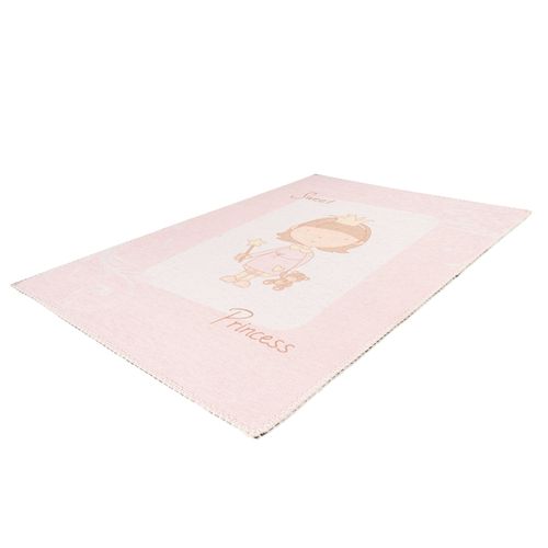 Tapis Enfant Bambini 300 Rond Ø 160 Cm Rose