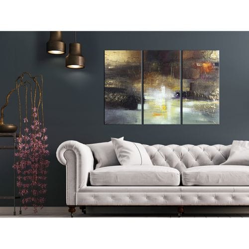 Tableau Souffle De Luxe 120 X 80 Cm Marron